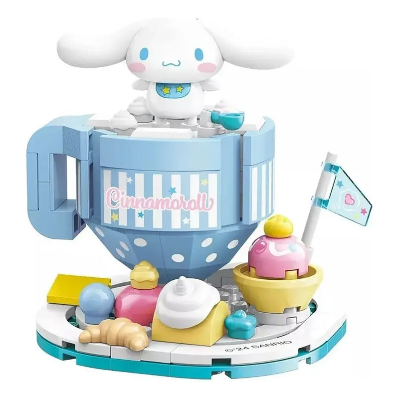 Set Bloques De Construcción Keeppley Hello Kitty Y Amigos 150 Cinnamoroll Comforting Hot Drink 7935