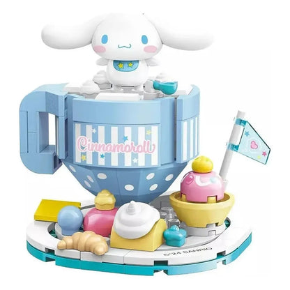Set Bloques De Construcción Keeppley Hello Kitty Y Amigos 150 Cinnamoroll Comforting Hot Drink 7935