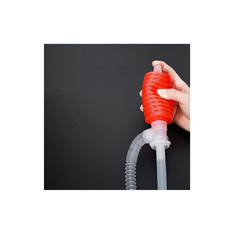 Bomba Sifón Manual Trasvasije Combustible Multiuso 52cm /ryc