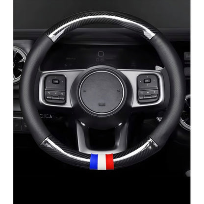 Funda Cubre Volante Eco Cuero Deportivo Fibra Antideslizante