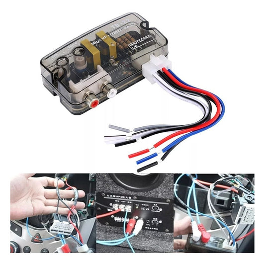 Conversor Impedancia Rca Radio Auto Amplificador Td22 Subwoo