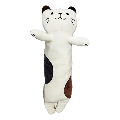 Cojín Gatito Peluche Felpa Gato Kawaii Abrazable 70cm Almoha