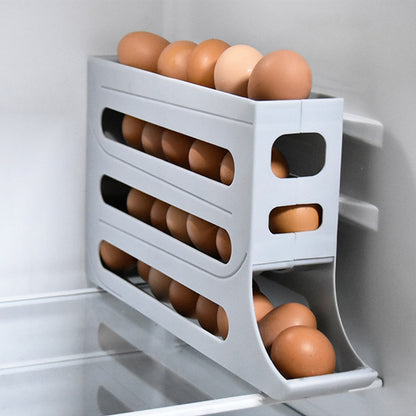 Dispensador De Huevos Caja Para 30 Unidades Organizador Color Gris