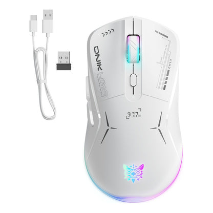 Mouse Gamer Inalambrico Onikuma 7 Botones 4800dpi Rgb Recarg