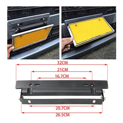 Porta Patente Ajustable Universal Para Auto Tuning /r&c Negro