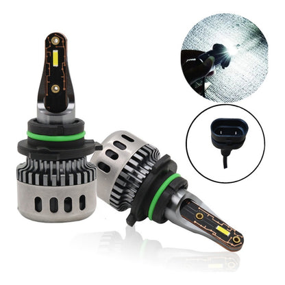 X2 Ampolleta Mini Turbo Led T10 Potente 12000lm 9006/hb4