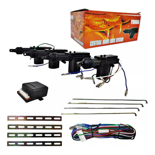 Kit Cierre Centralizado 12v Universal 4 Puertas 360° /r&c