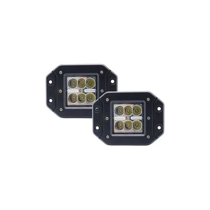 Neblinero 6 Led 18w Embutido Bivoltaje Packx2 /r&c