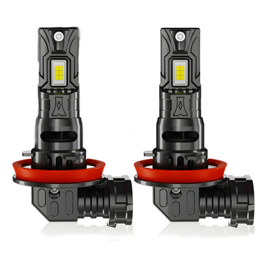 X2 Ampolleta Turbo Led 12v 800w Auto Conector H11 Sin Cables