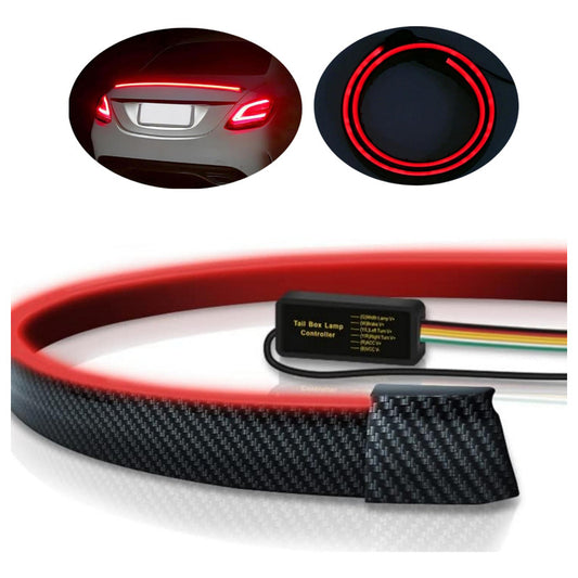 Alerón Lip Spoiler Maleta Con Luz Freno Secuencial Auto Tuni