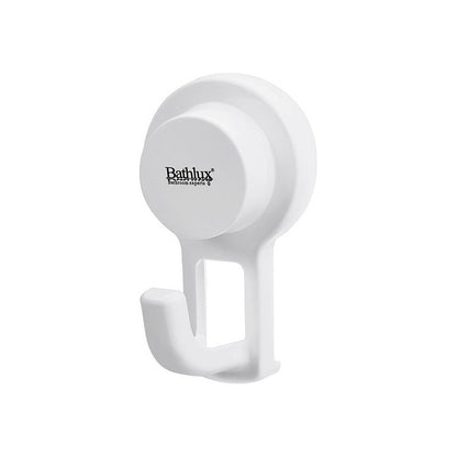 Bathlux Gancho Percha Con Ventosa Baño Sin Perforar Color Blanco