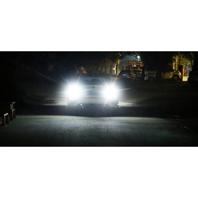 X2 Ampolleta T20 Led Luz Blanca Carcasa Aluminio Auto /ryc