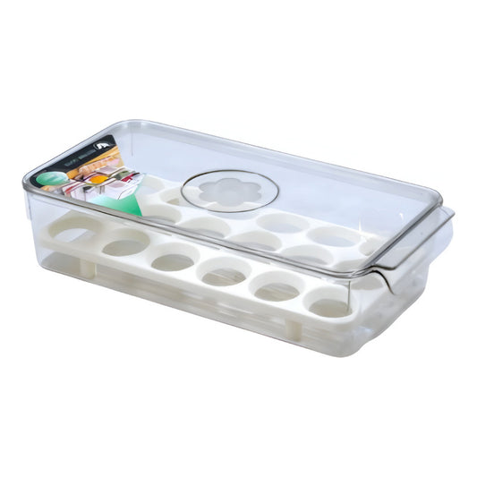 Porta Huevos Organizador De Refrigerador 18 Huevos Con Tapa