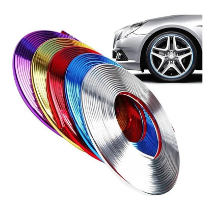 Moldura Para Llantas Decorativa Y Protectora Auto Tuning Ryc