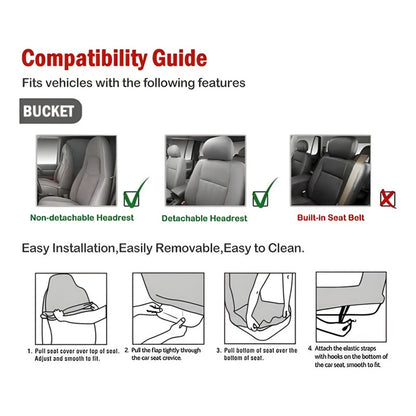 X1 Funda Cubre Asiento Delantero Individual Fund Butaca 1pc