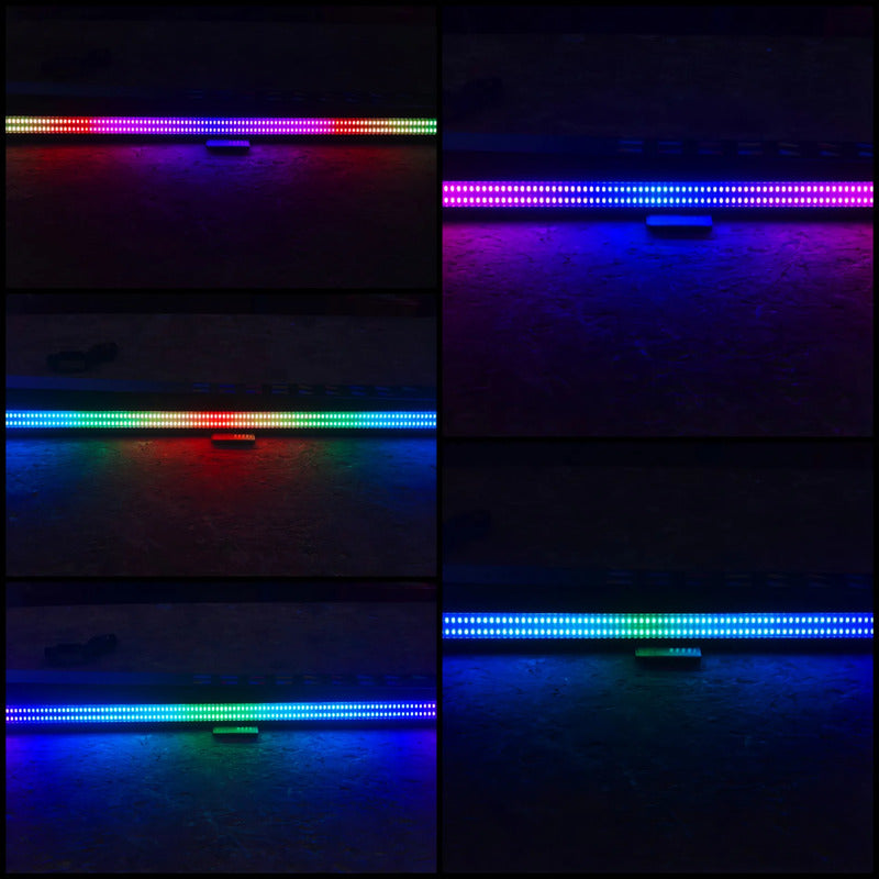 Baliza De Parabrisa Bluetooth Barra Led Rgb 102cm + Control