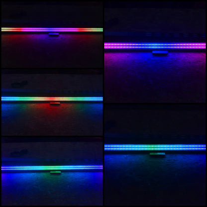 Baliza De Parabrisa Bluetooth Barra Led Rgb 102cm + Control