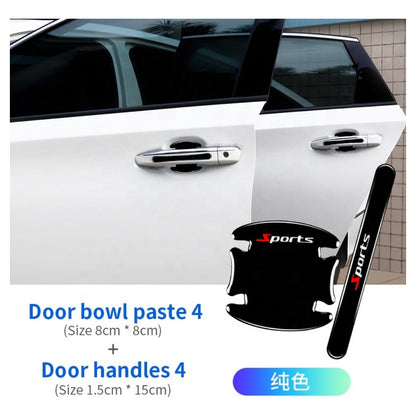 Set 8pcs Protector De Manilla + Topes De Puerta Y Retrovisor