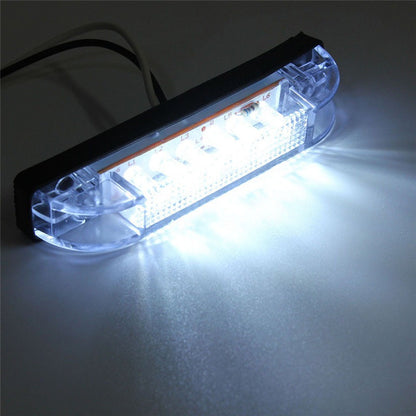 X10 Luz De Trocha Slim 6led Luz Lateral 12v Advertencia /r&c