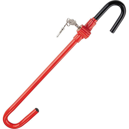 Traba Volante Y Pedal Antirrobo + Llave Cq-legend 8021 Metal
