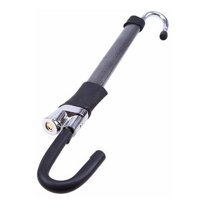 Traba Volante Y Pedal Antirrobo + Llave Cq-legend 6084 Metal