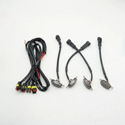 X4 Luz Led Estilo Raptor Ahumada Parachoque Parrilla Rejilla