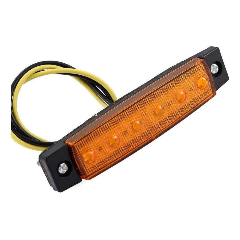 X10 Luz Led De Trocha Lateral Posición Bivoltaje 12-24v 6led