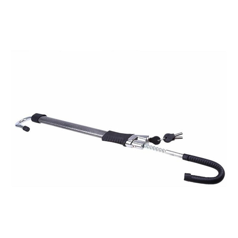 Traba Volante Y Pedal Antirrobo + Llave Cq-legend 6084 Metal