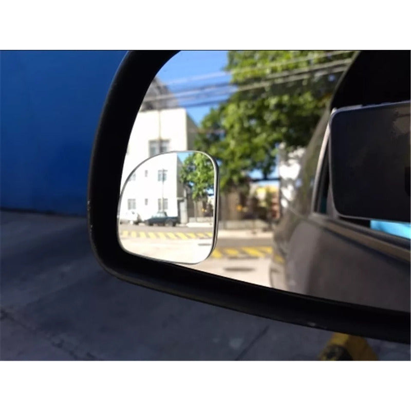 X2 Espejos Laterales Retrovisor Punto Ciego 360 Ajustable 2