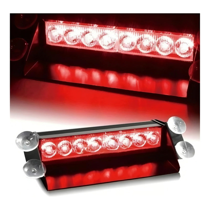 Baliza Parabrisa Led Estroboscopica Bomberos Carabinero 12v