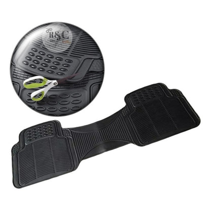 Cubre Piso Camello Goma 1 Pieza Universal Auto Camioneta /r& Goma Negro