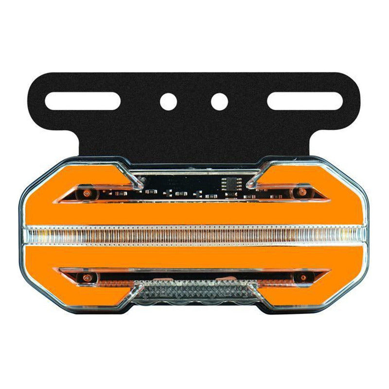 X4 Luz Led De Trocha Bicolor Cn Secuencial 12v/24v Flecha