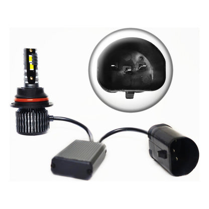 Ampolleta R15 Turbo Led 28000lm Luz Potent 8/48v H4/h13/9004