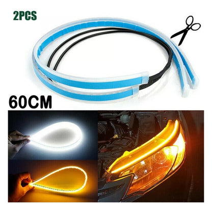 X2 Tira Led Flexible Para Foco Direccional Bi Color 60cm Ryc