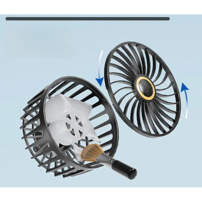 Ventilador Doble Para Auto 360° Conexión 12v Encendedor/ Ryc