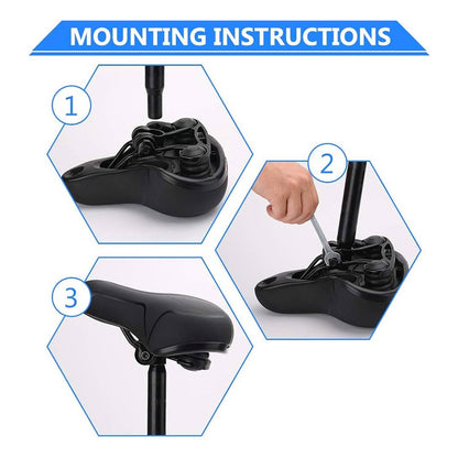 Sillin Asiento D Bicicleta Antiprostático Acolchado Meryfoam
