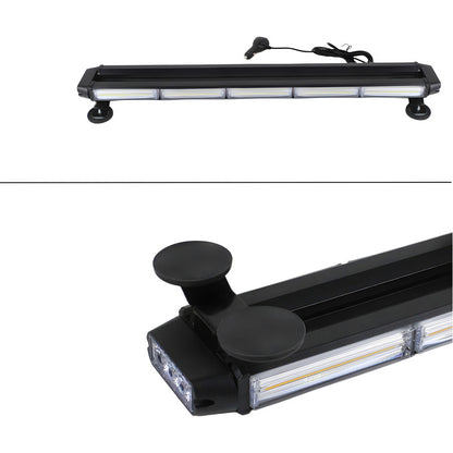 Baliza Led De Techo Destellante Ámbar 80cm Auto 12v Con Imán