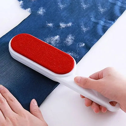 Cepillo 2 En 1 Saca Pelusas Y Pelos De Mascota Para Ropa Blanco Rojo 2708100