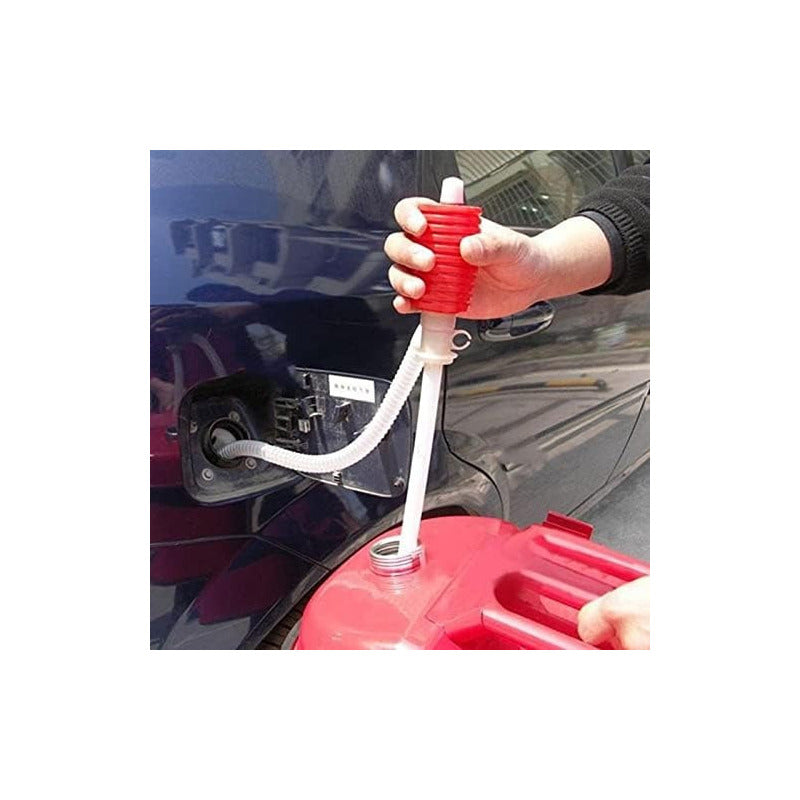 Bomba Sifón Manual Trasvasije Combustible Multiuso 52cm /ryc