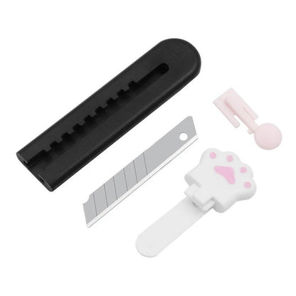 Mini Corta Cartón Cutter Garrita Patita De Gato Portátil Ryc