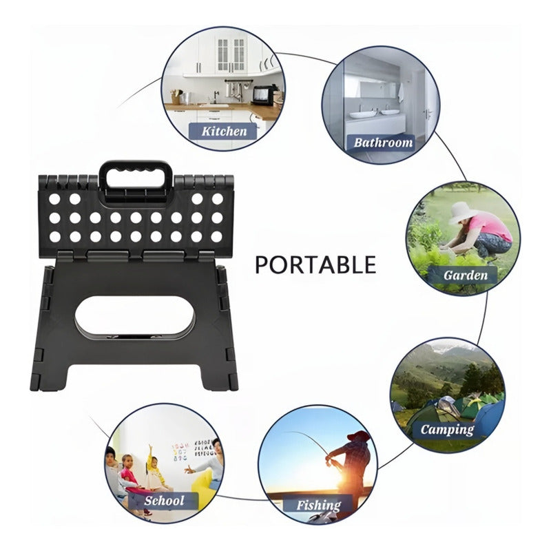 Taburete Plegable Banquito Pórtatil Escala 22*29*22cm Ryc