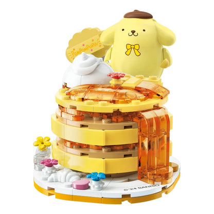 Set Bloques De Construcción Keeppley Hello Kitty Y Amigos 179 Pompompurin Banana Pancake 7942