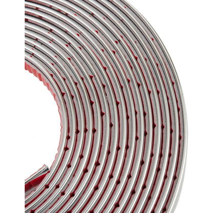 Moldura Cromada 12mm Adhesiva Decorativa Auto Tuning 15m R&c
