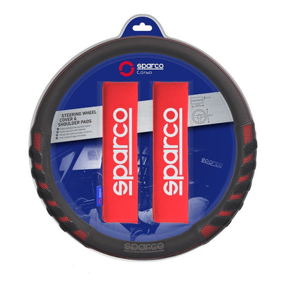 Cubre Volante + Cubre Cinturon Auto Sparco Universal /r&c