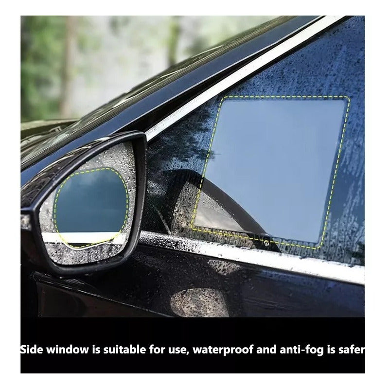 X2 Lámina Ventana Espejo Retrovisor Antilluvia Antiempañante Transparente Kmt 2008850