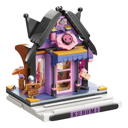 Set Bloque De Construcción Keepplay Sanrio 366 Pieza Kawaii 366 Kuromi Astrological Cabin