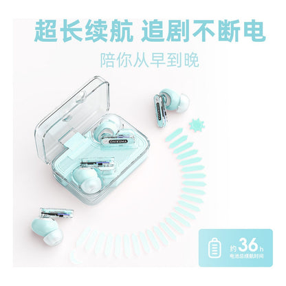 Auriculares Bluetooth Onikuma T5 Tws Reducción De Ruido Blue Color T5 Blue