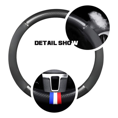 Funda Cubre Volante Eco Cuero Deportivo Fibra Antideslizante