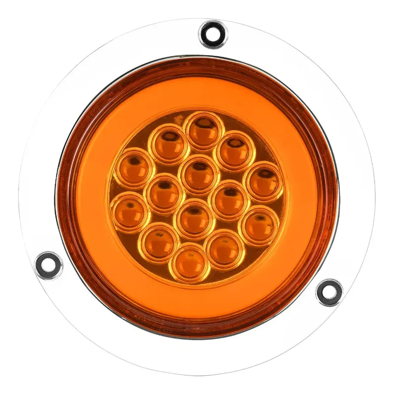 Luz Led Trasera Lateral 12/24v Auto Camión Remolque Destella Ambos Lados Ambar 25281