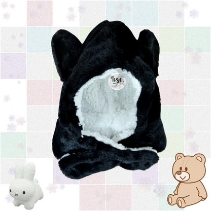 Gorro Con Bufanda Para Bebé Niño/a Diseño Invierno Calientit